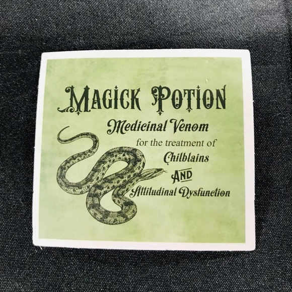 Magick Potion witchy Sorceress Supreme Potion B0ttle Label Sticker - Picture 3 of 7